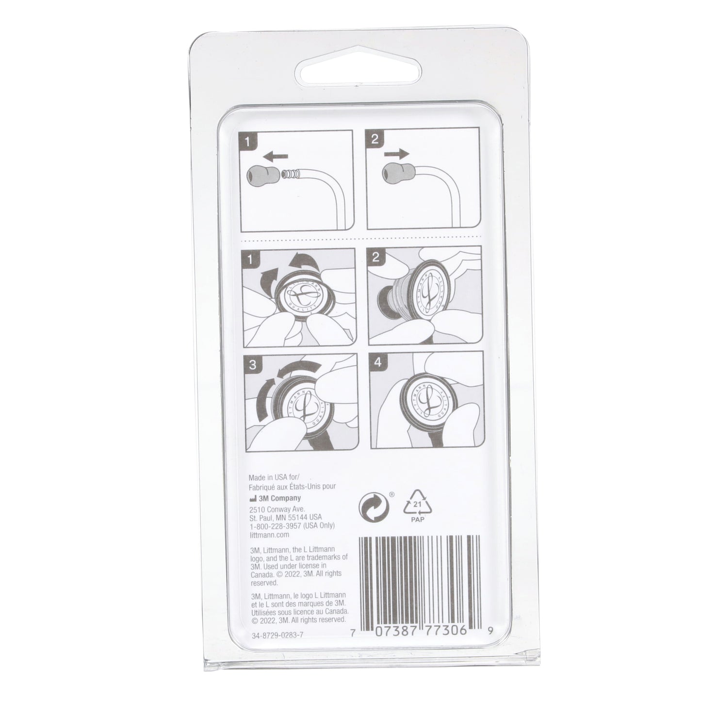 Slate Gray 3M Littmann Spare Parts Kit - Lightweight II S.E. Stethoscopes - Light Brown