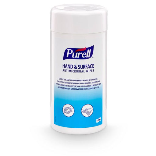 Light Sea Green Purell Hand & Surface Antimicrobial Wipes – 100 Wipes