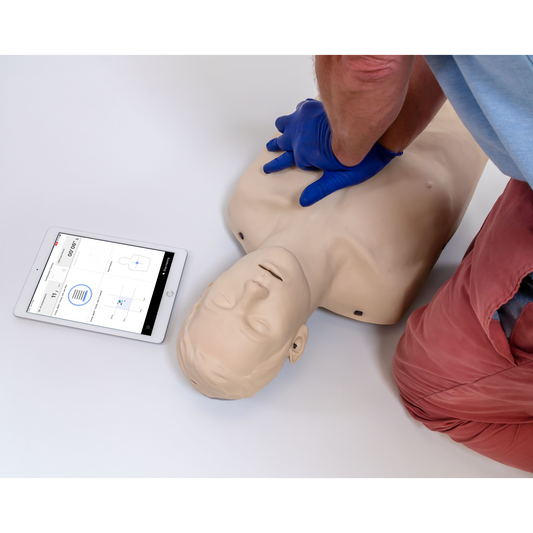 Light Gray Brayden Adult Pro Manikin - Red Light