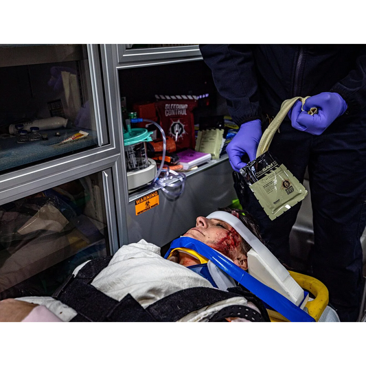 Black SAM® ChitoSAM™ 100 Z-Fold Hemostatic Dressing 3in x 4ft