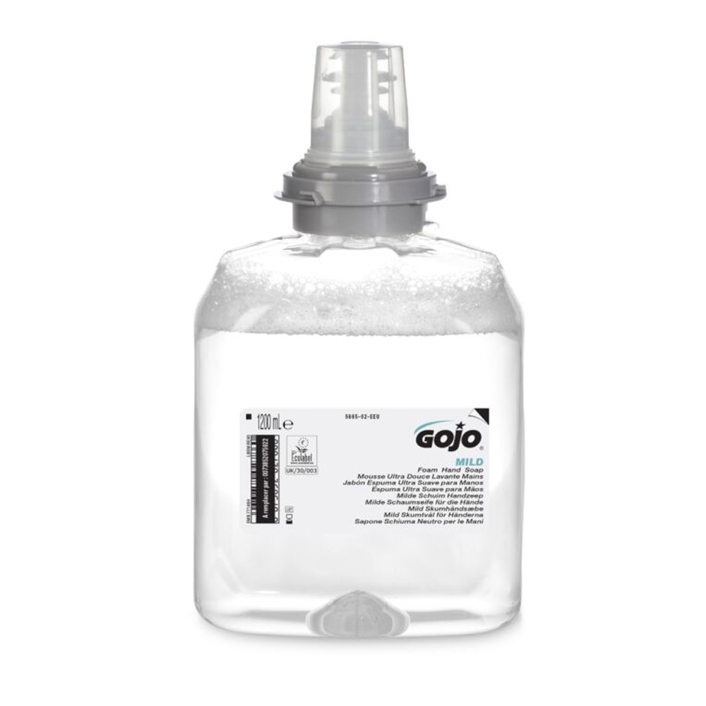 Light Gray GOJO Mild Foam Hand Soap - TFX 1200ml