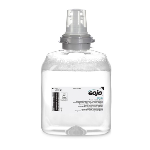 Light Gray GOJO Mild Foam Hand Soap - TFX 1200ml