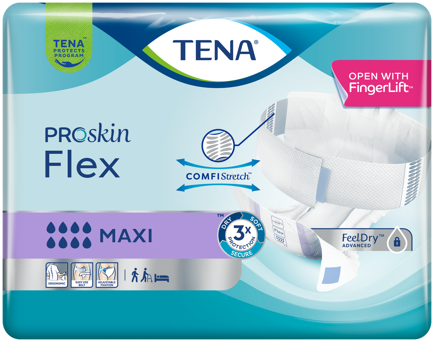 TENA ProSkin Flex Maxi - Large - Pack of 22 -