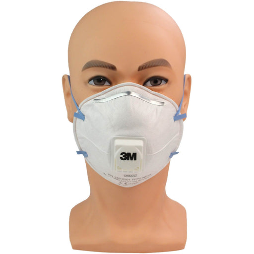 Rosy Brown 3M™ FFP2 Face Mask 06922 - Valved  (Box of 10 Masks)
