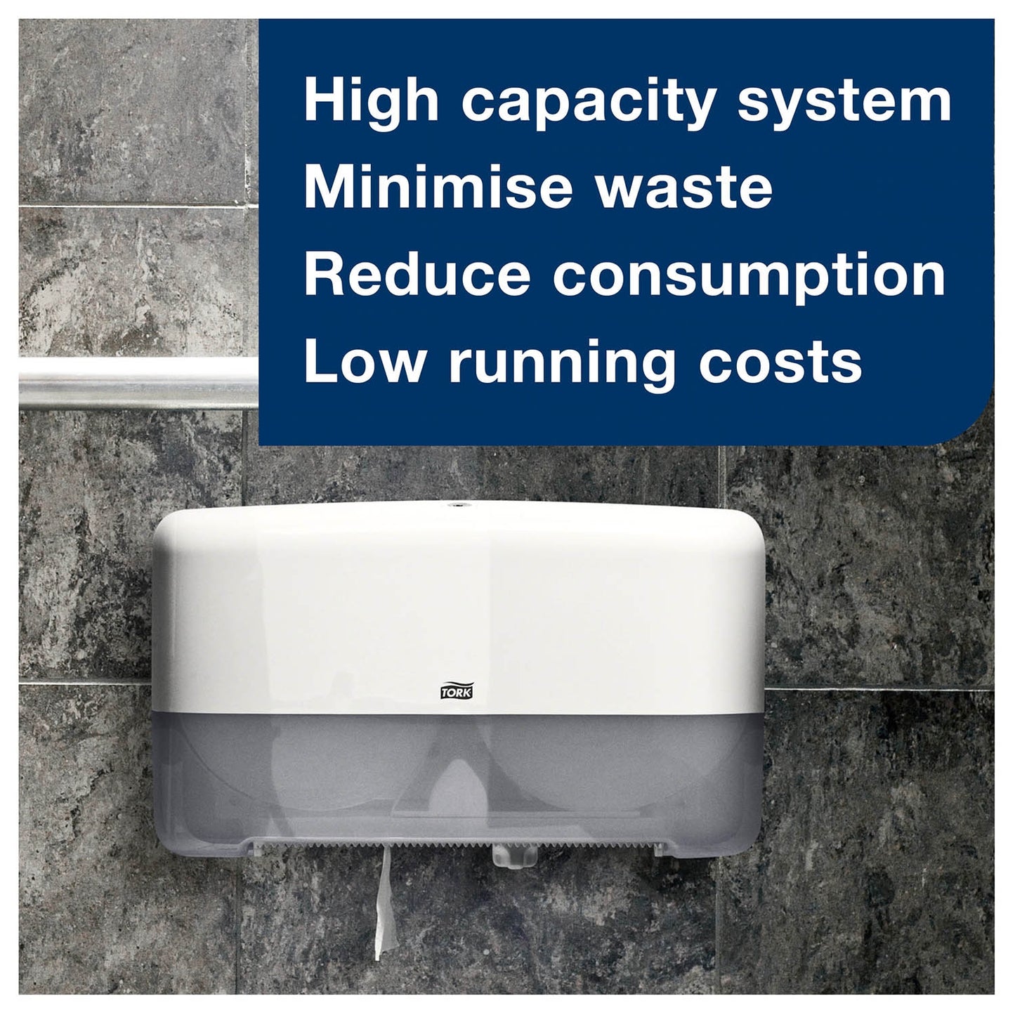 Dark Slate Gray Tork Premium Mini Jumbo Toilet Paper Roll x 12 (11 02 54)