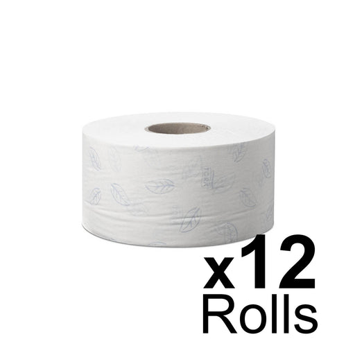Light Gray Tork Premium Mini Jumbo Toilet Paper Roll x 12 (11 02 54)