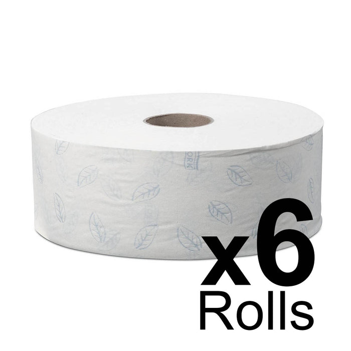 Light Gray Tork Soft Jumbo Toilet Roll Premium 2Ply - 110275 - Case of 6 x 360m