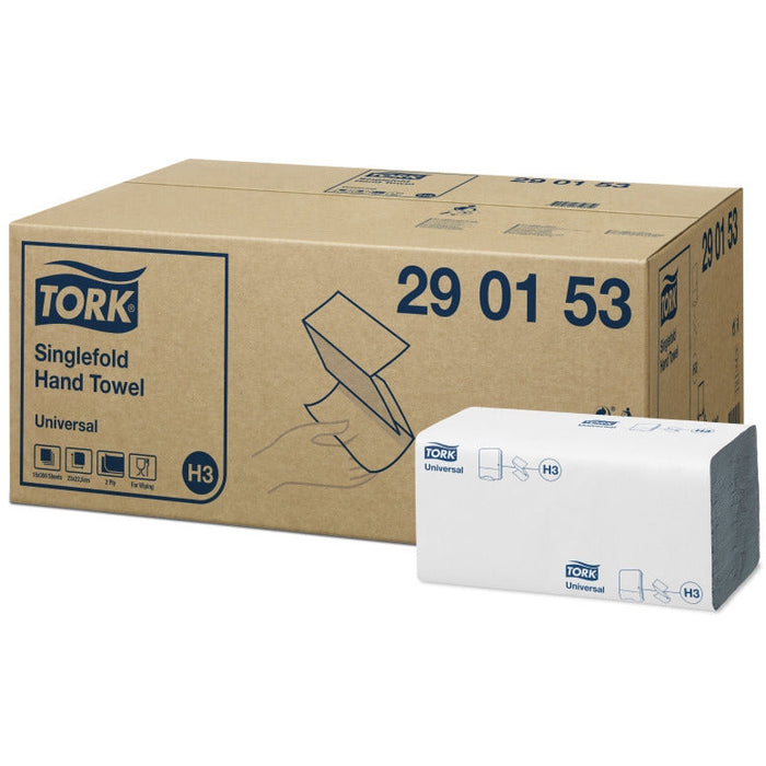 Rosy Brown TORK  2 ply hand towels - 15 sleeves of 300 - 4500 per case