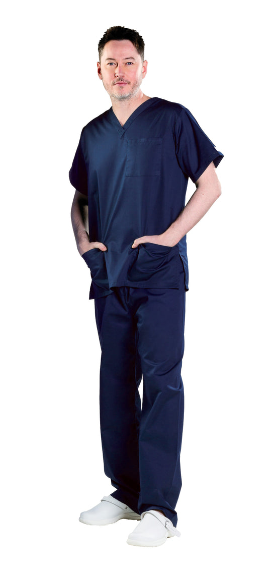 Midnight Blue Unisex Smart Scrub Trouser