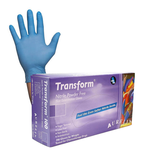 Light Slate Gray Aurelia Transform Nitrile Examination Gloves - Pack of 200