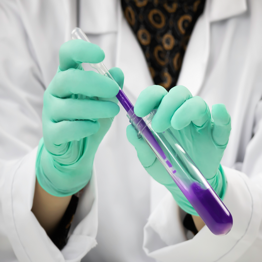 Light Gray Aurelia® Perform Powder Free Teal Green Nitrile Gloves - Box of 200