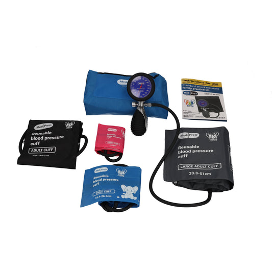 Dark Slate Gray Standard Family Practice Sphygmomanometer With Adult & Child Cuffs