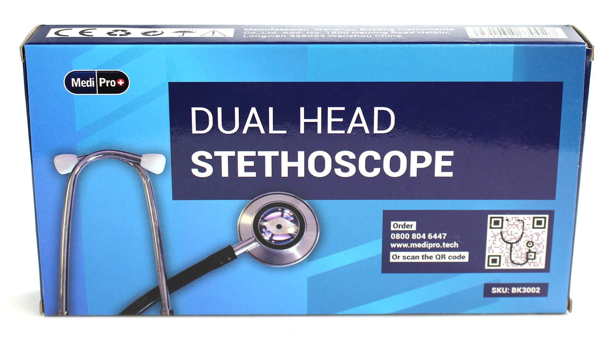 Cornflower Blue MediPro Dual Head Stethoscope