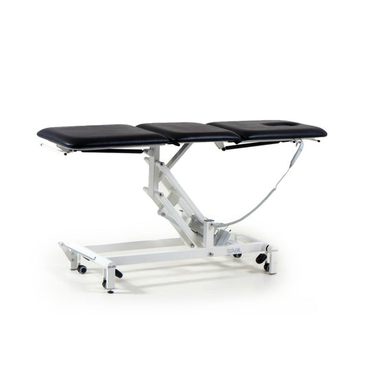 Light Gray Stabil Komfort 3-Section Electric Treatment Table