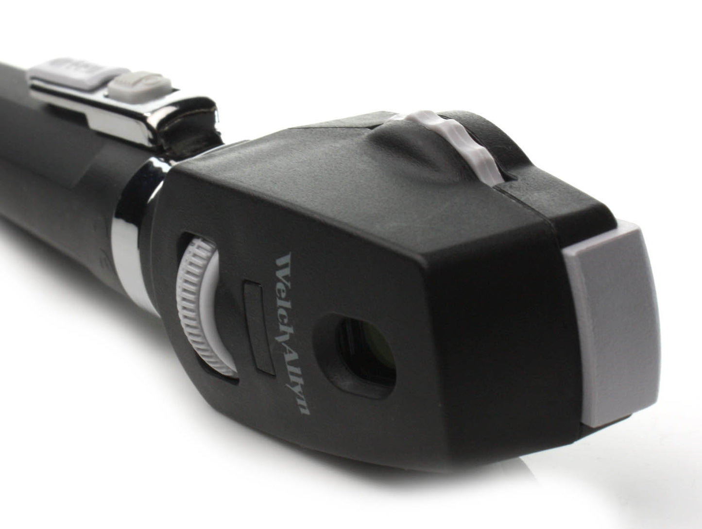 Dark Slate Gray Welch Allyn Pocket Plus LED Ophthalmoscope - Black with Handle & Soft Case