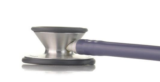 Slate Gray Riester Duplex Aluminium Stethoscope - Blue