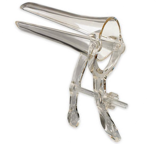 Gray Medipro Vaginal Speculum with Lock - Box of 25 - Extra Small