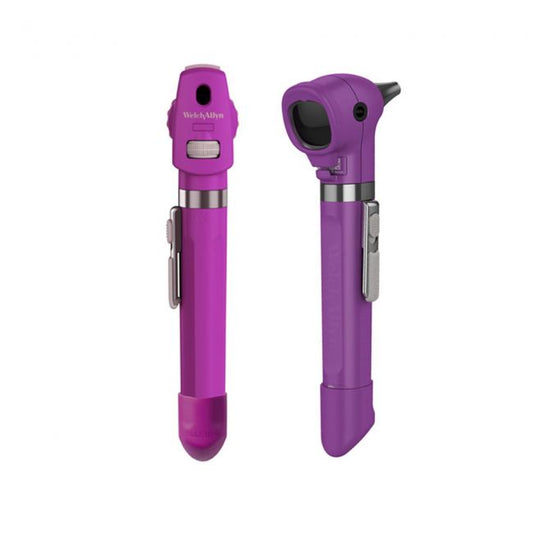 Maroon Welch Allyn Pocket LED Diagnostic Set with Soft Case (Mulberry) - 92871-PUR