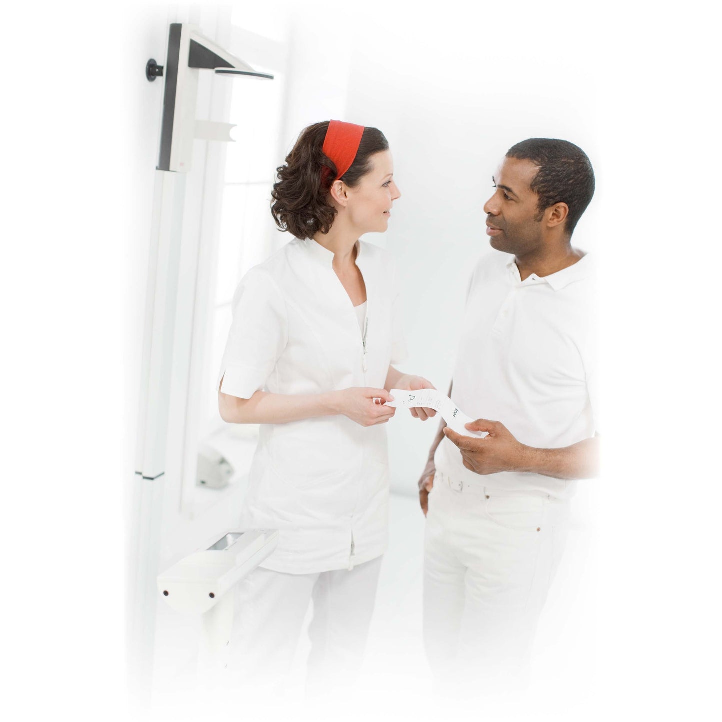 Lavender seca 274 - Freestanding Stadiometer with Display on the Headpiece