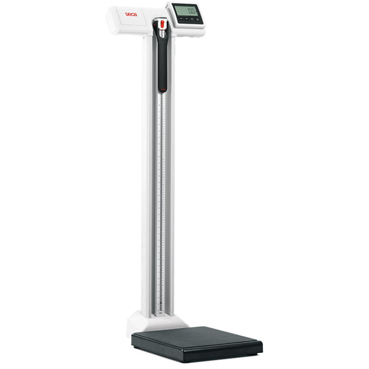 Light Gray seca 777 - Digital Column Scale with Eye-Level Display