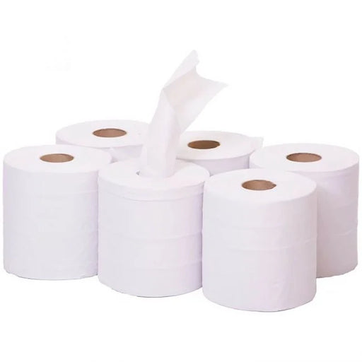 Lavender Essentials White Centre Feed 7" -2ply - 150m x 175mm - Case of 6