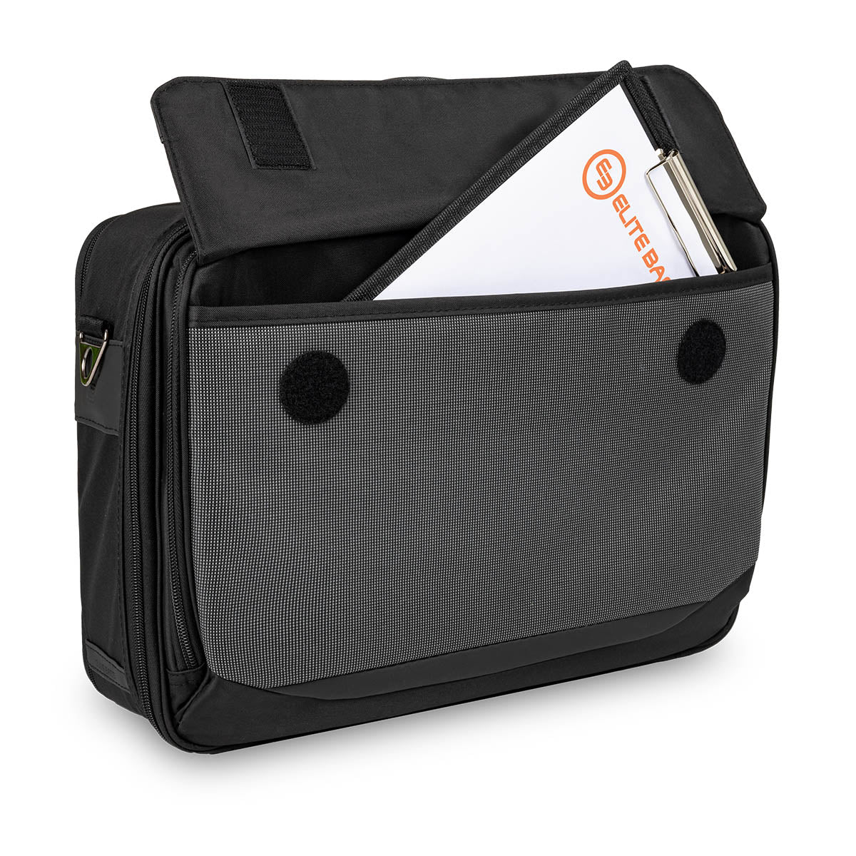 Elite Doctor's Bag - Black Twill Nylon