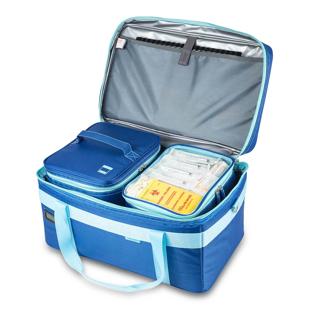 Elite Bags Isothermal bag for sample Transportation - Medium size - Blue