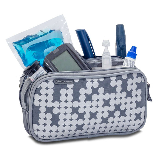 Elite Bags Isothermal pouch for Diabetic's kit - Polyester- Silver