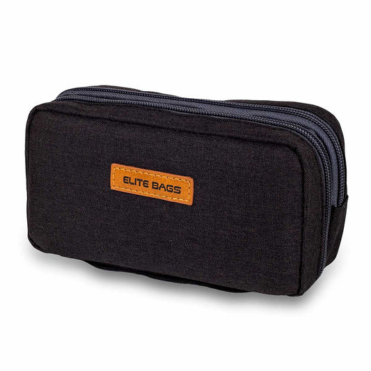 Elite Bags Isothermal Pouch for the Diabetic - Bitone Polyester - Black