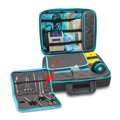 Elite Bags High Capacity Briefcase - Grey Polyamide