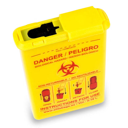 Elite Bags Pocket-Sized Container for Biocontaminated Material - Yellow