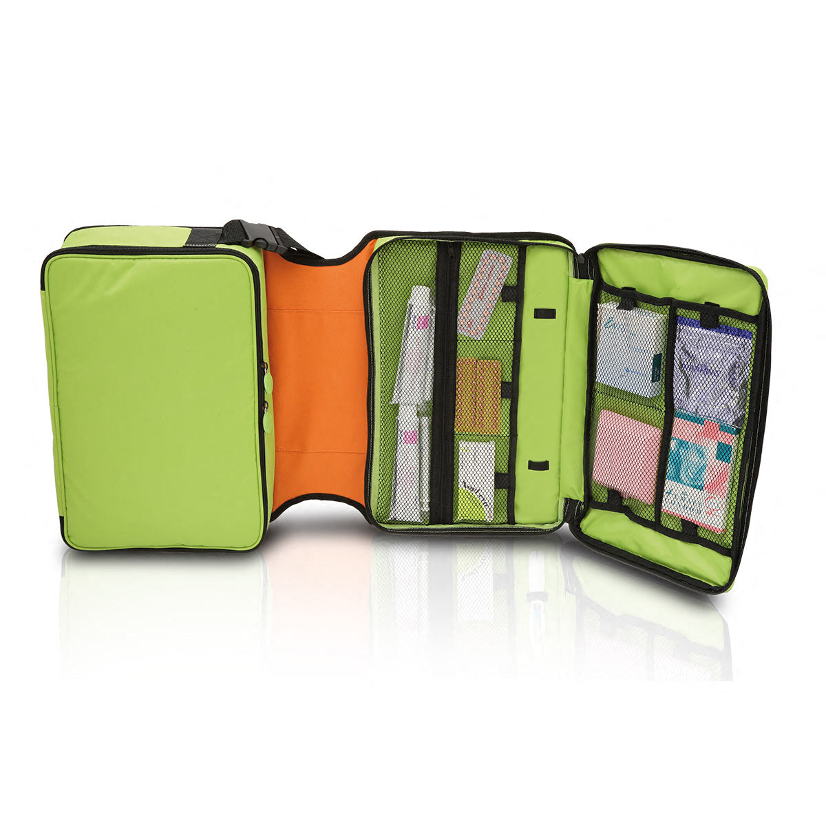 Elite Bags Sexual Education Kit - Polyester - Orange & Green - Sexual kits included