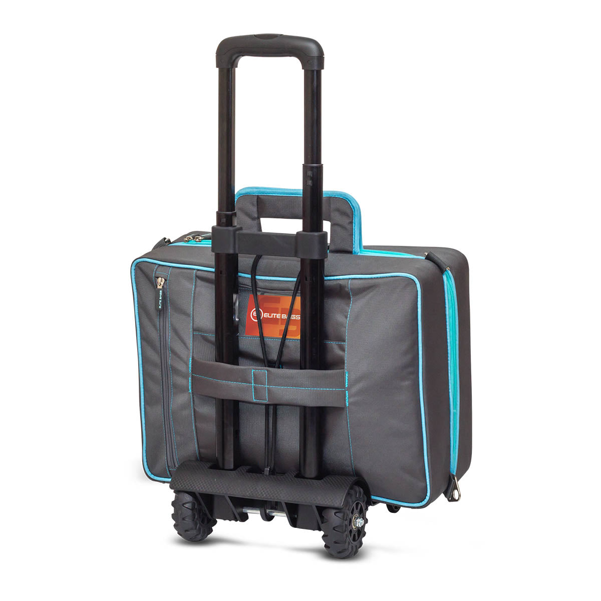 Elite Bags High Capacity Briefcase - Grey Polyamide