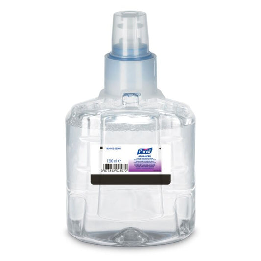 Light Gray Purell Advanced Hygienic Hand Sanitising Foam - LTX 1200ml