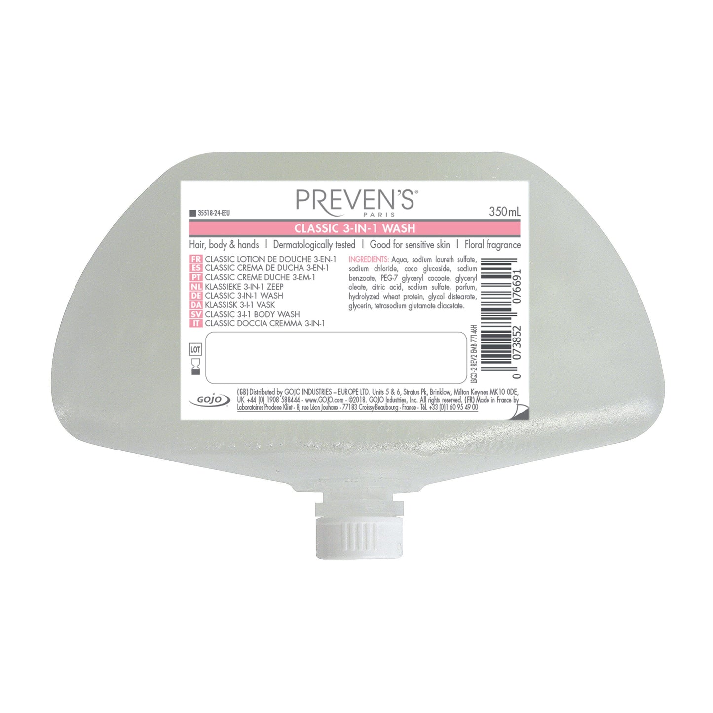 Gray Preven's Paris Natural Classic 3-in-1 Wash