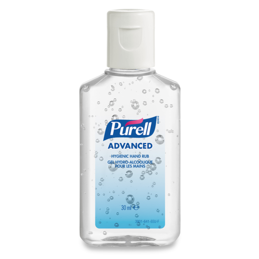 Light Gray Purell Advanced Hygienic Hand Rub - 30ml Flip Top Bottle