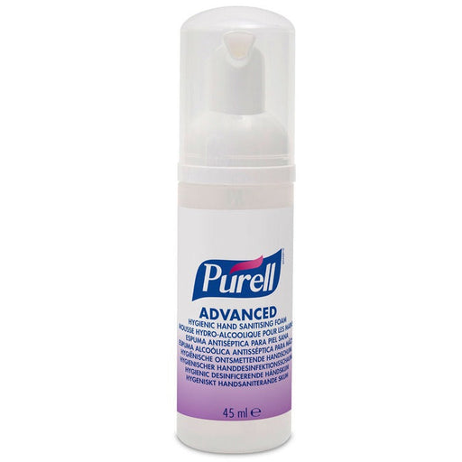 Light Gray PURELL Advanced Hygienic Hand Sanitising Foam - 45ml Pump Bottle - Single