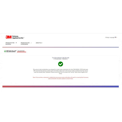 3M™ Aura™ 9320+ FFP2 Respirator Face Mask - Box of 20