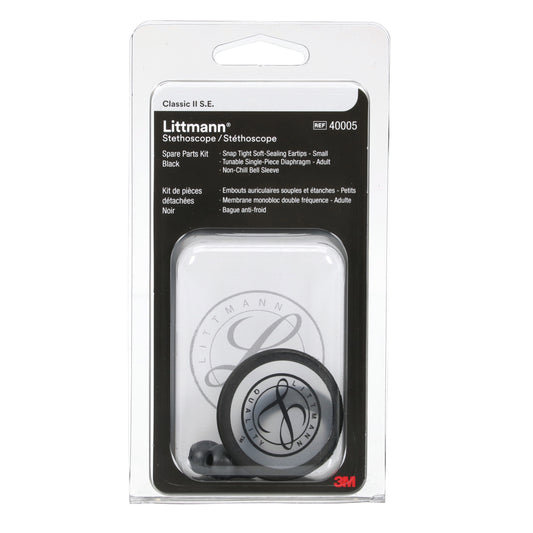 Dark Slate Gray 3M Littmann Spare Parts Kit - Classic II S.E. Stethoscopes - Black