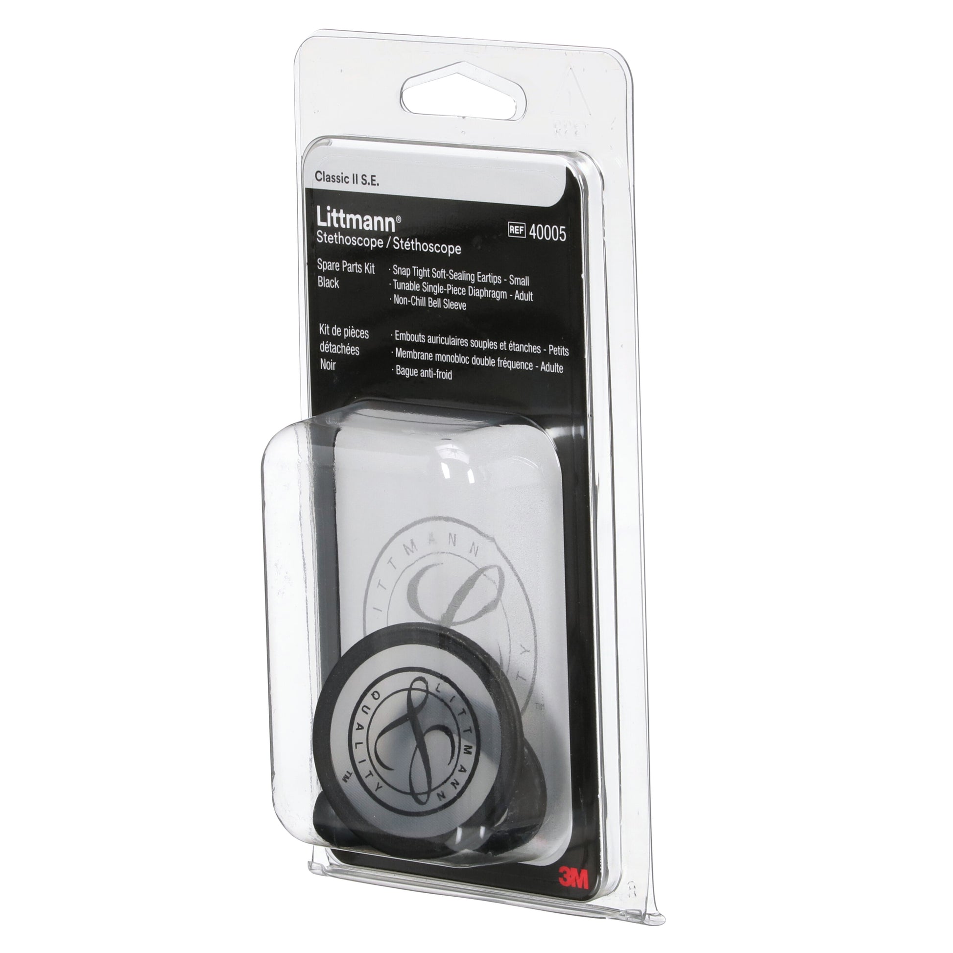 Dark Slate Gray 3M Littmann Spare Parts Kit - Classic II S.E. Stethoscopes - Black