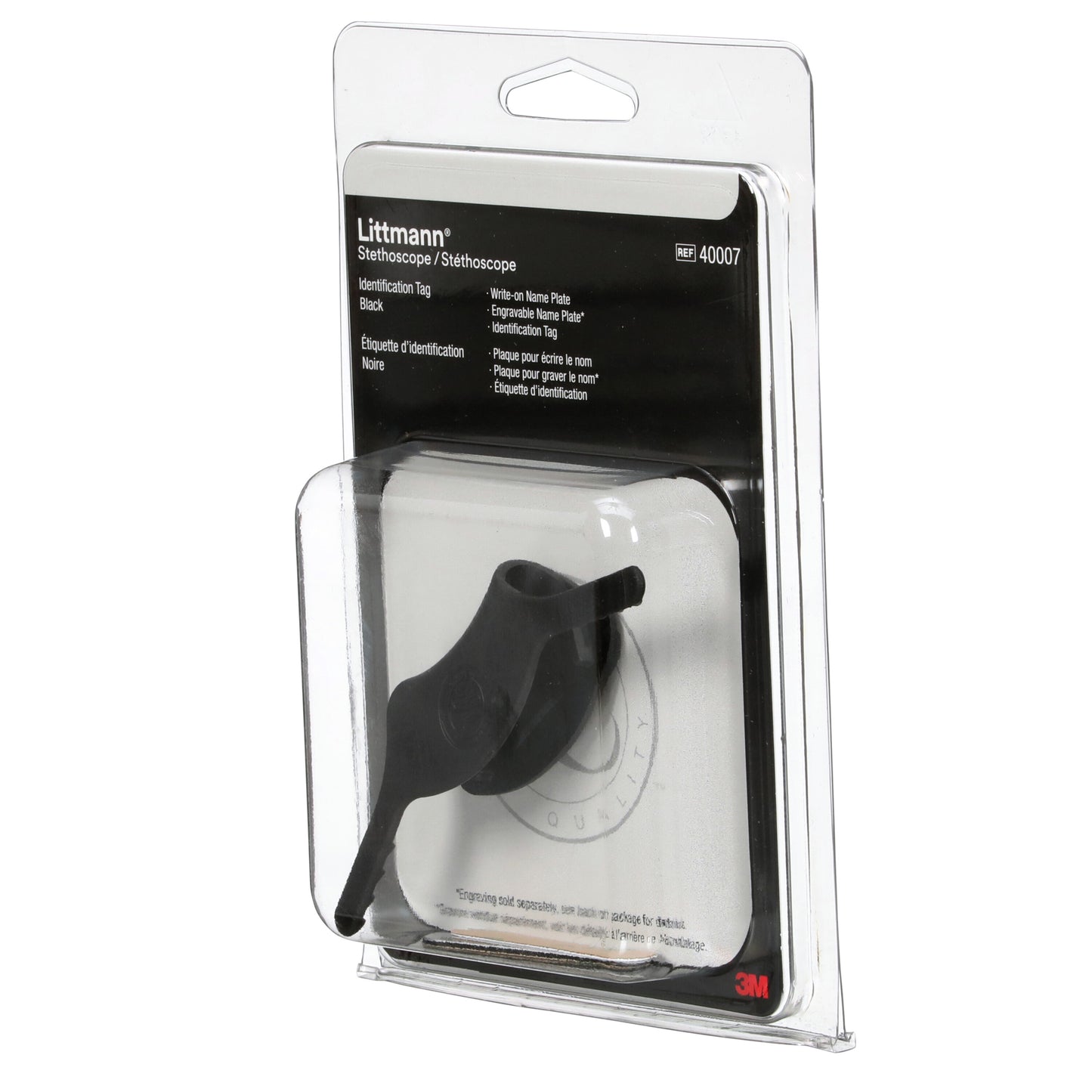 Dark Slate Gray Littmann ID Black ID Tag