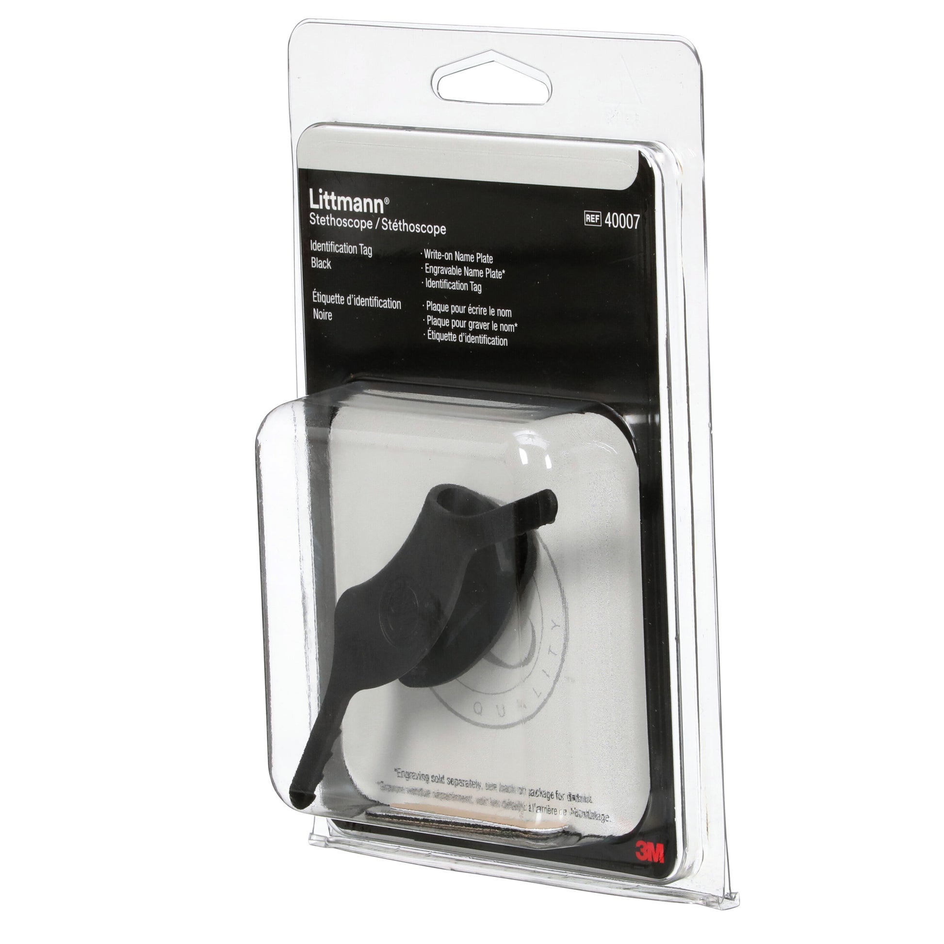 Dark Slate Gray Littmann ID Black ID Tag