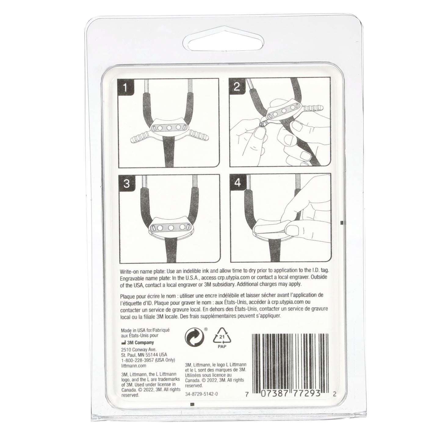 Dark Slate Gray Littmann ID Grey ID Tag