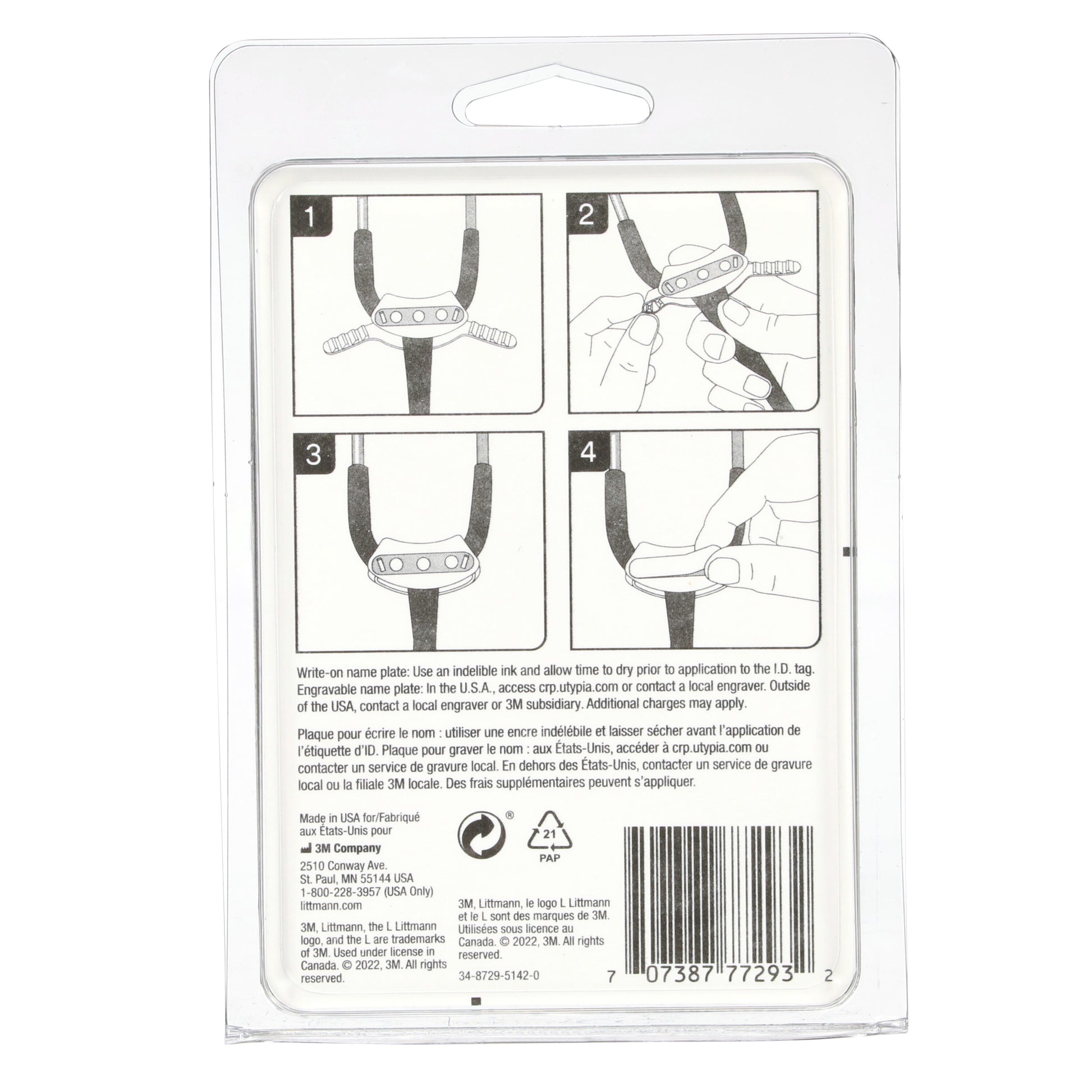 Dark Slate Gray Littmann ID Grey ID Tag