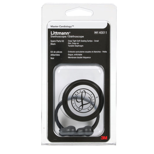 Lavender 3M Littmann Spare Parts Kit - Master Cardiology Stethoscopes - Black