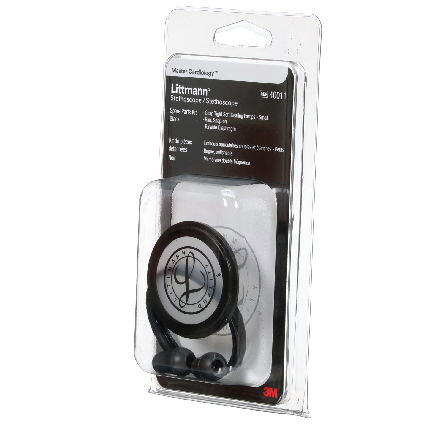 Lavender 3M Littmann Spare Parts Kit - Master Cardiology Stethoscopes - Black