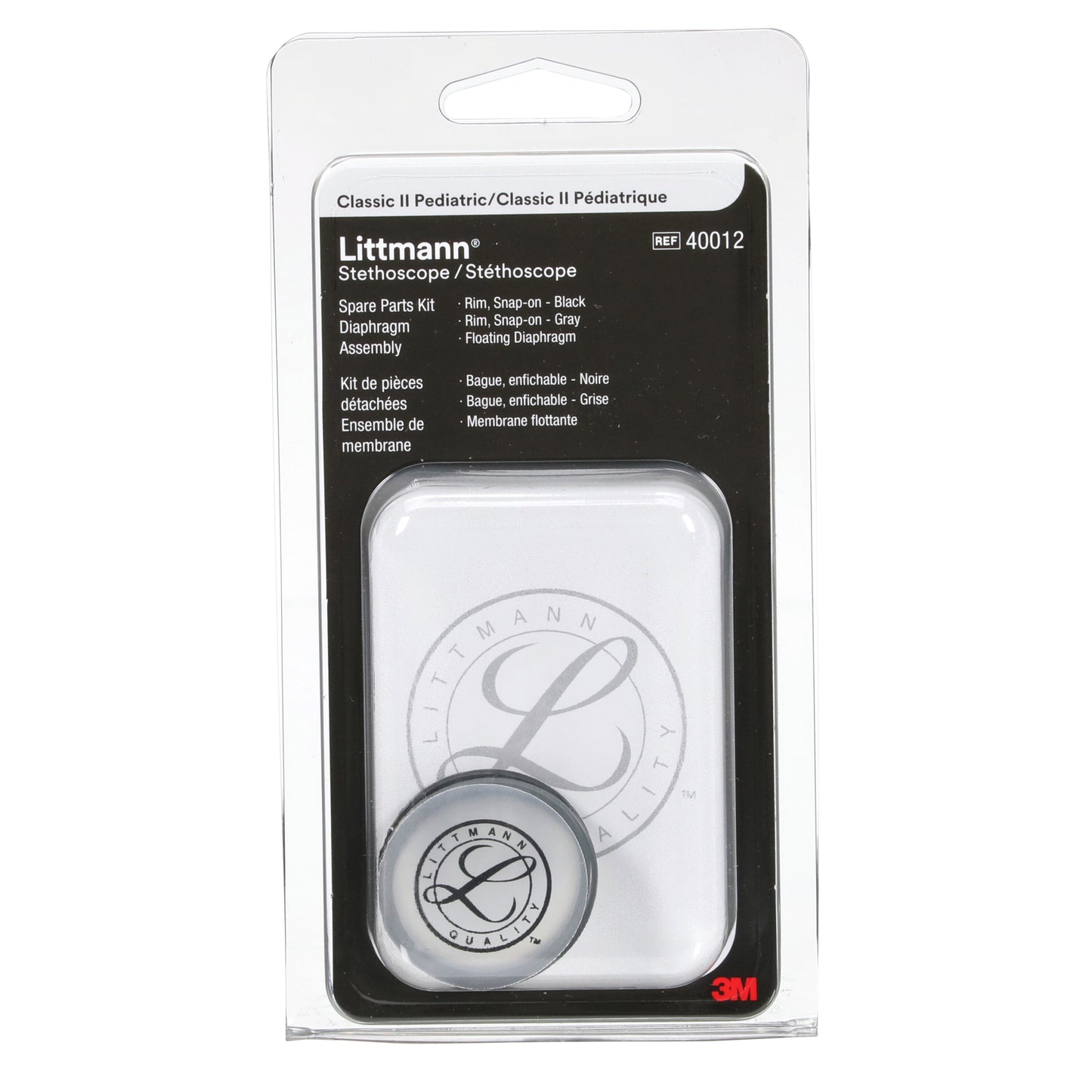 Snow 3M™ Littmann® Stethoscope Spare Parts Kit, Classic II Pediatric Diaphragm Assembly
