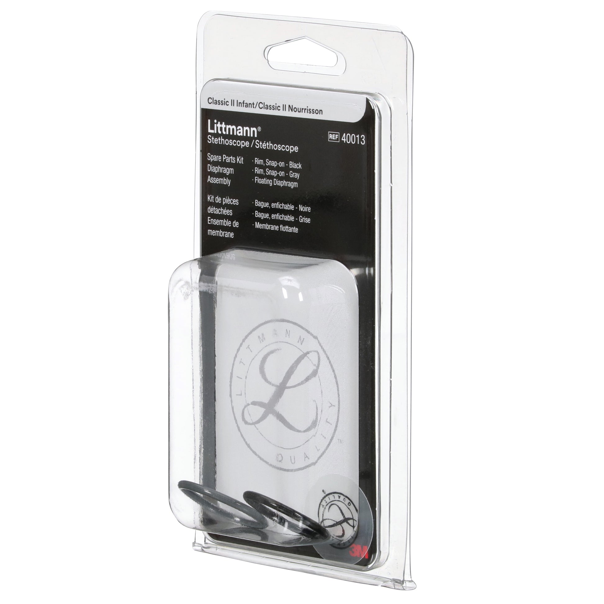 Dark Slate Gray 3M™ Littmann® Stethoscope Spare Parts Kit, Classic II Infant Assembly