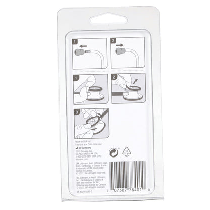 Light Slate Gray 3M™ Littmann® Stethoscope Spare Parts Kit, Classic III/Cardiology IV/Core - Grey