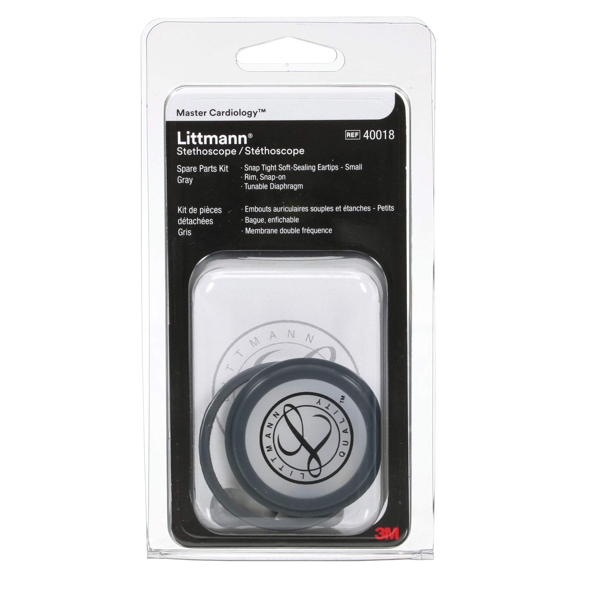Dim Gray 3M Littmann Spare Parts Kit - Master Cardiology Stethoscopes - Grey